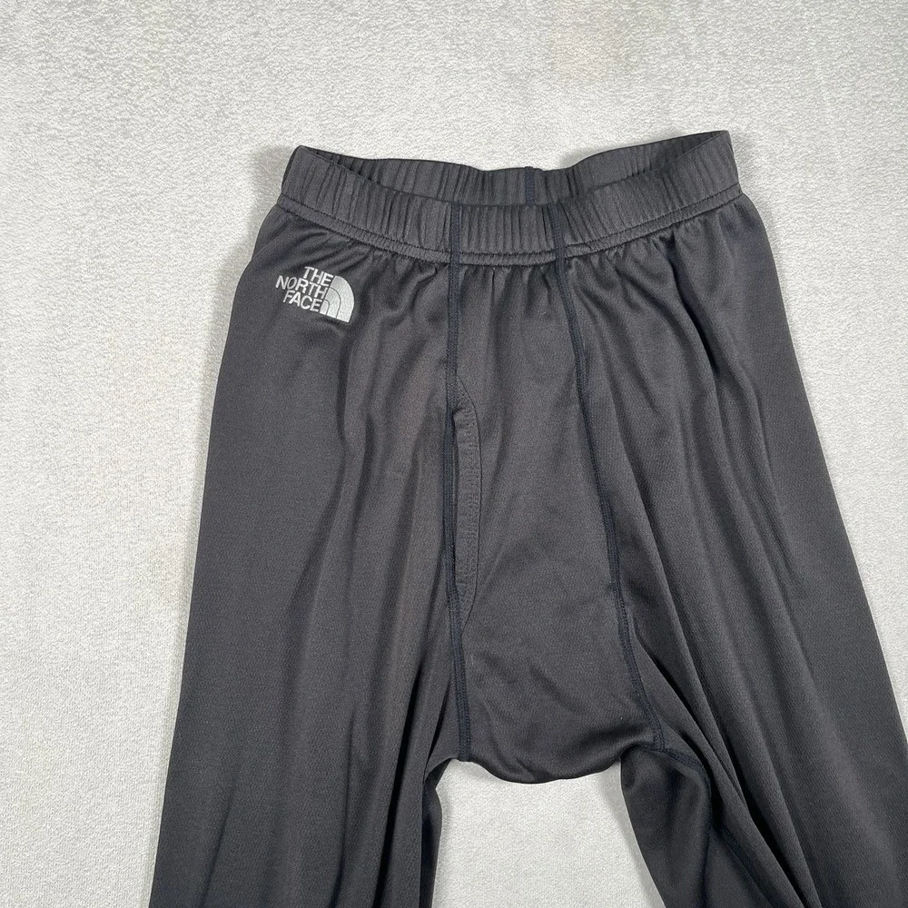 VTG The North Face Base Layer Pants Men's Small Black Midweight Full Length USA